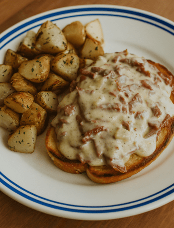 Creamed Chipped Beef on Toast