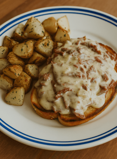 Creamed Chipped Beef on Toast