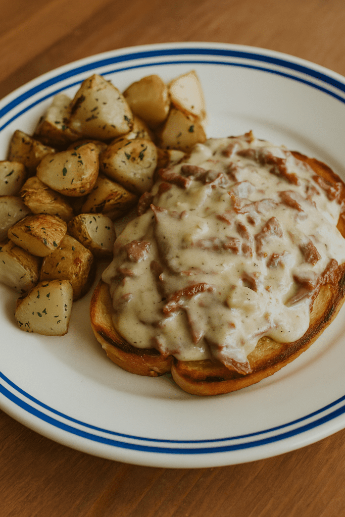 Creamed Chipped Beef on Toast
