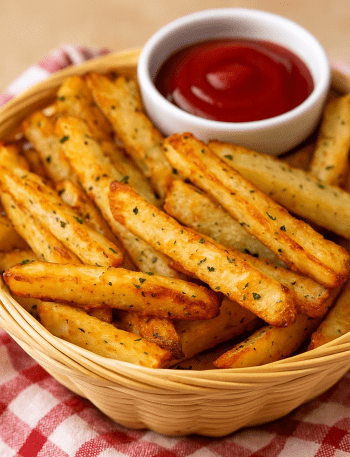 Baked Garlic Parmesan Fries