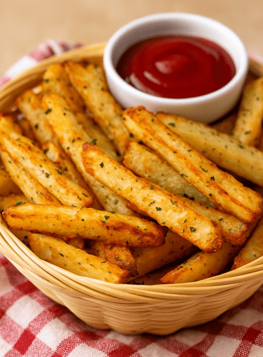 Baked Garlic Parmesan Fries