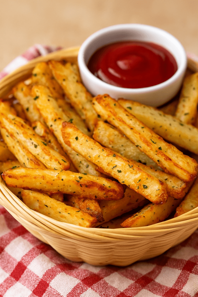 Baked Garlic Parmesan Fries